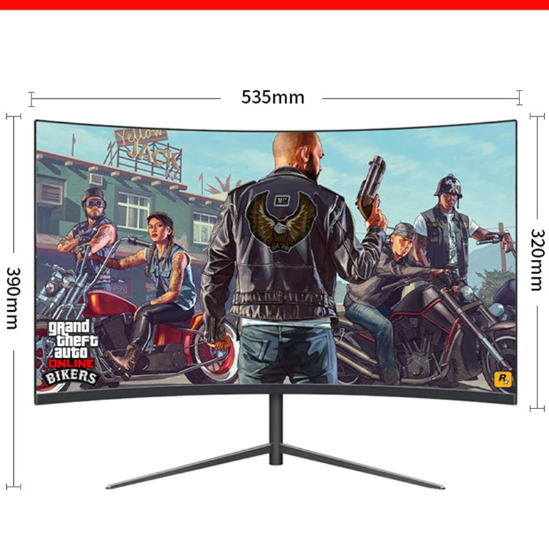 Нагревательный компьютер 75 Гц OEM 1k 24-дюймовый изогнутый экран Высокое качество