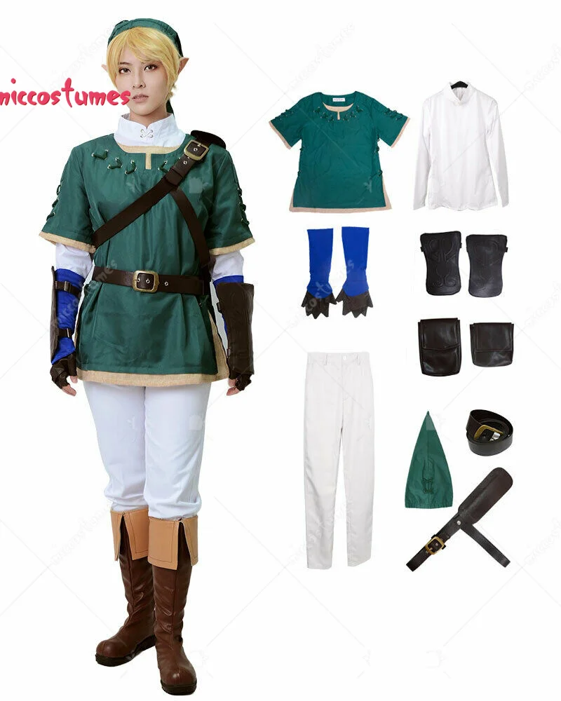 Princess Green Cosplay Costume halloween costume for Men