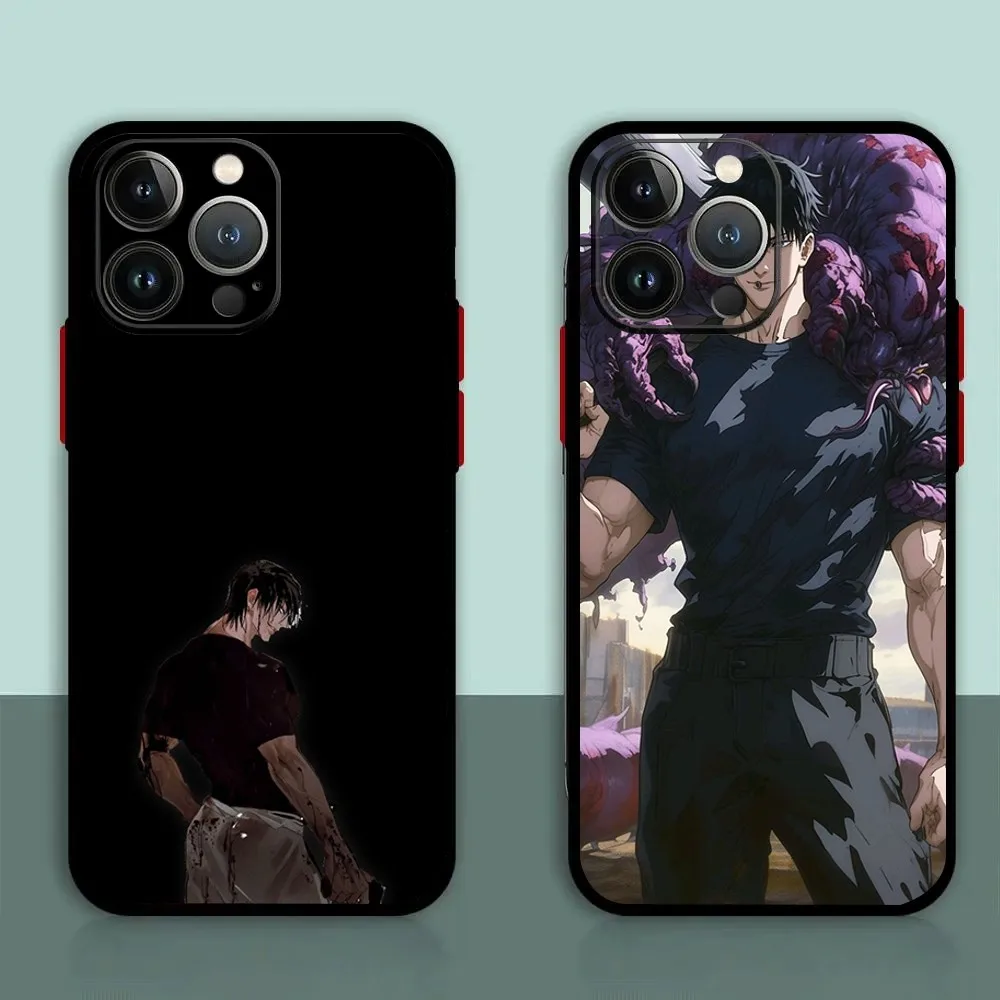 Чехол для телефона аниме Fushiguro Toji iPhone 11 12 13 14 15 XS XR X Mini Pro Max Plus