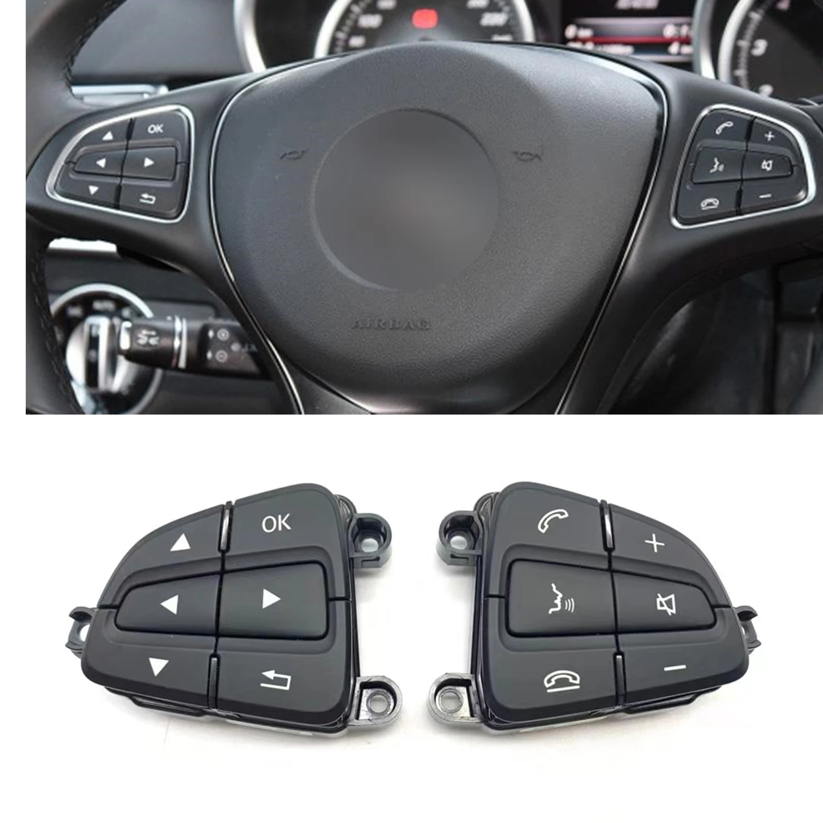 

Кнопка переключателя рулевой коробки передач для Mercedes W231 W172 W176 CLA/W117 CLS W292 W246 2014-2021
