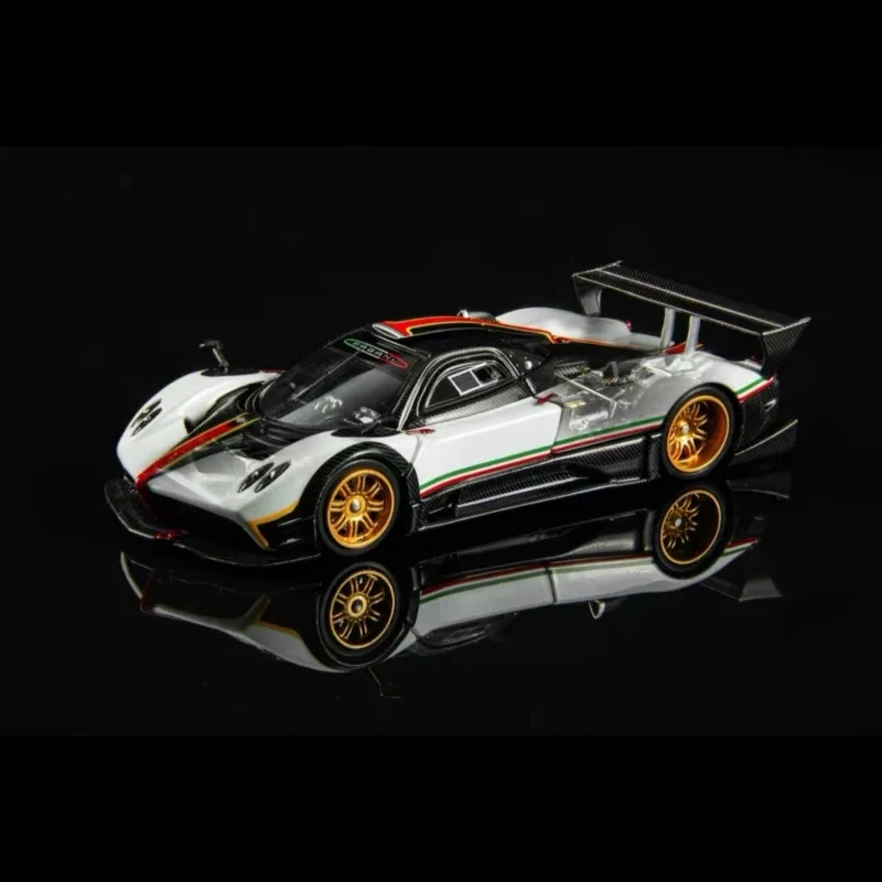 Фото HEC предлагает коллекционную модель автомобиля Pagani Zonda R в масштабе 1:64, изготовленную из литого силикона, статичная модель из сплава, декоративный предмет для коллекции игрушек для мальчиков. №5
