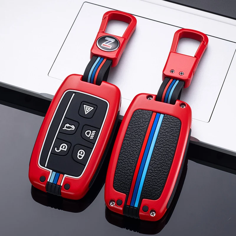 

Car key case for jaguar xf xj for land rover freelander 2 protection cover auto holder shell keychain accessories car-styling