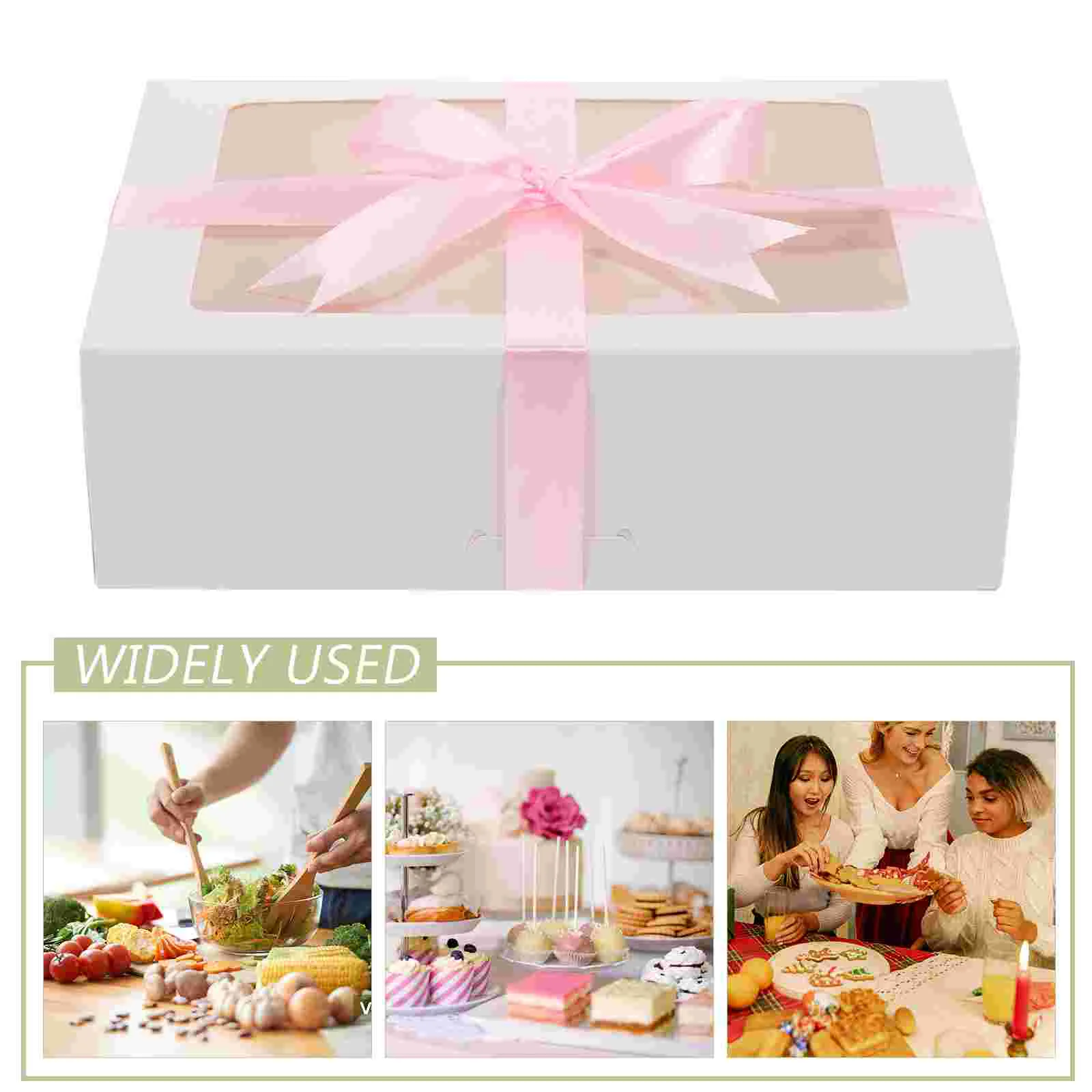 Коробка для кексов Яйцевой пирог со вставками Картонные коробки Маффины Подарки