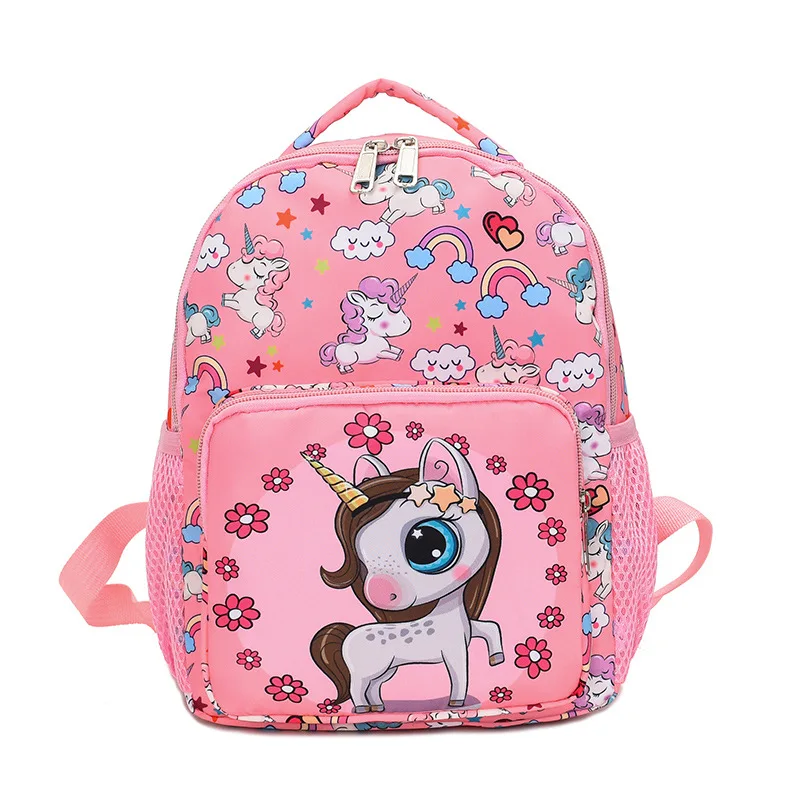 Cartoon Unicorn Children's Schoolbag for 2-5 Years Old Kindergarten Girls and Boys Cute Backpack Load Reduction Schoolbags