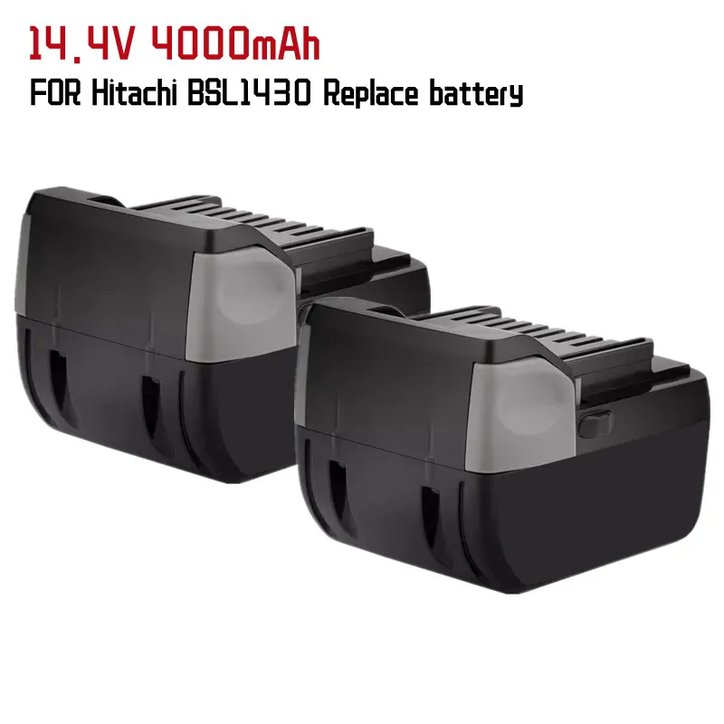Ersatz 14,4 V 4000mAh Hitachi lithium-ionen batterie pack für power tool combo kit BSL1430 BSL1460B BSL1830 BSL1860B