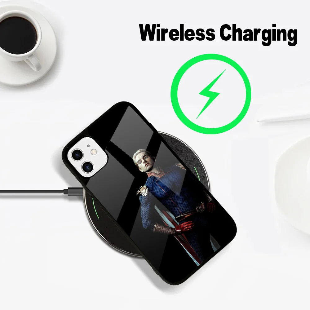 Чехол для телефона H-Homelander T-The B-Boys iPhone 16 15 14 13 12 11 Plus Pro Max Mini Magsafe магнитная