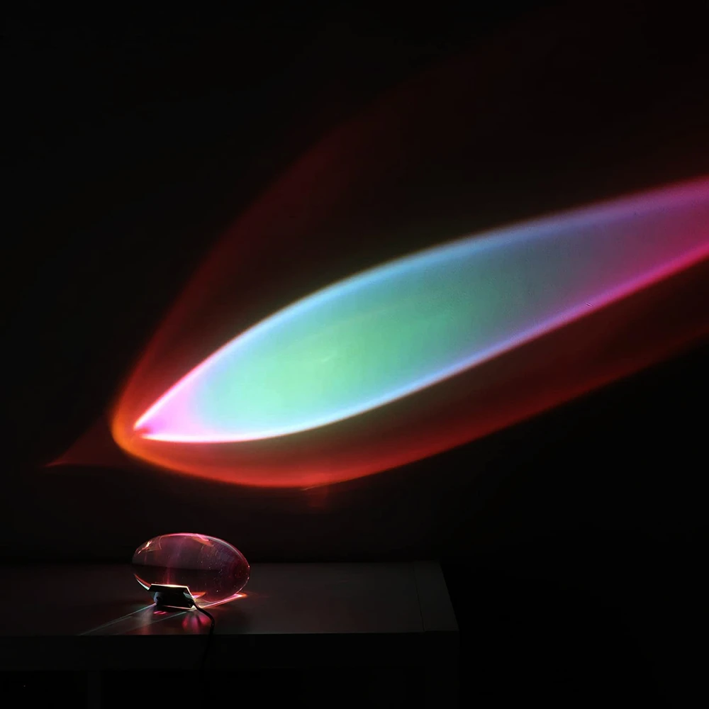 

Led Table Lamp Crystal Eye Of The Sky Egg-shaped Lamps Living Bedroom Decor Night Light Atmosphere Projector Bedside Lamp
