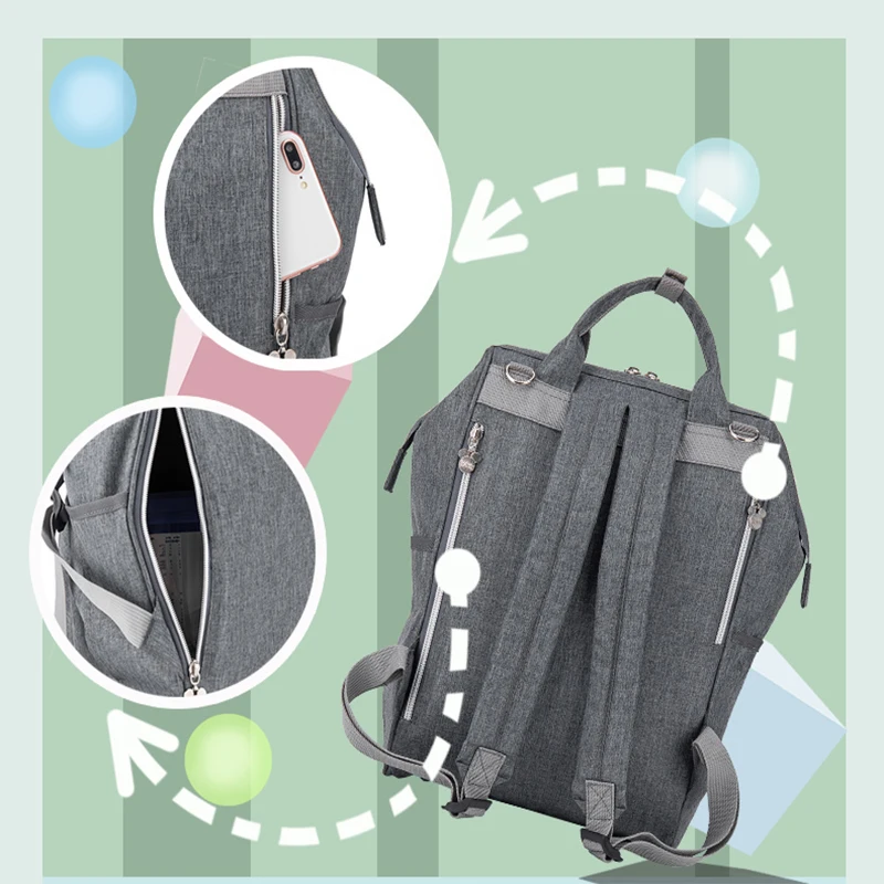 Новинка 2022 Сумки Disney для женщин вместительная сумка подгузников с USB рюкзак мам и