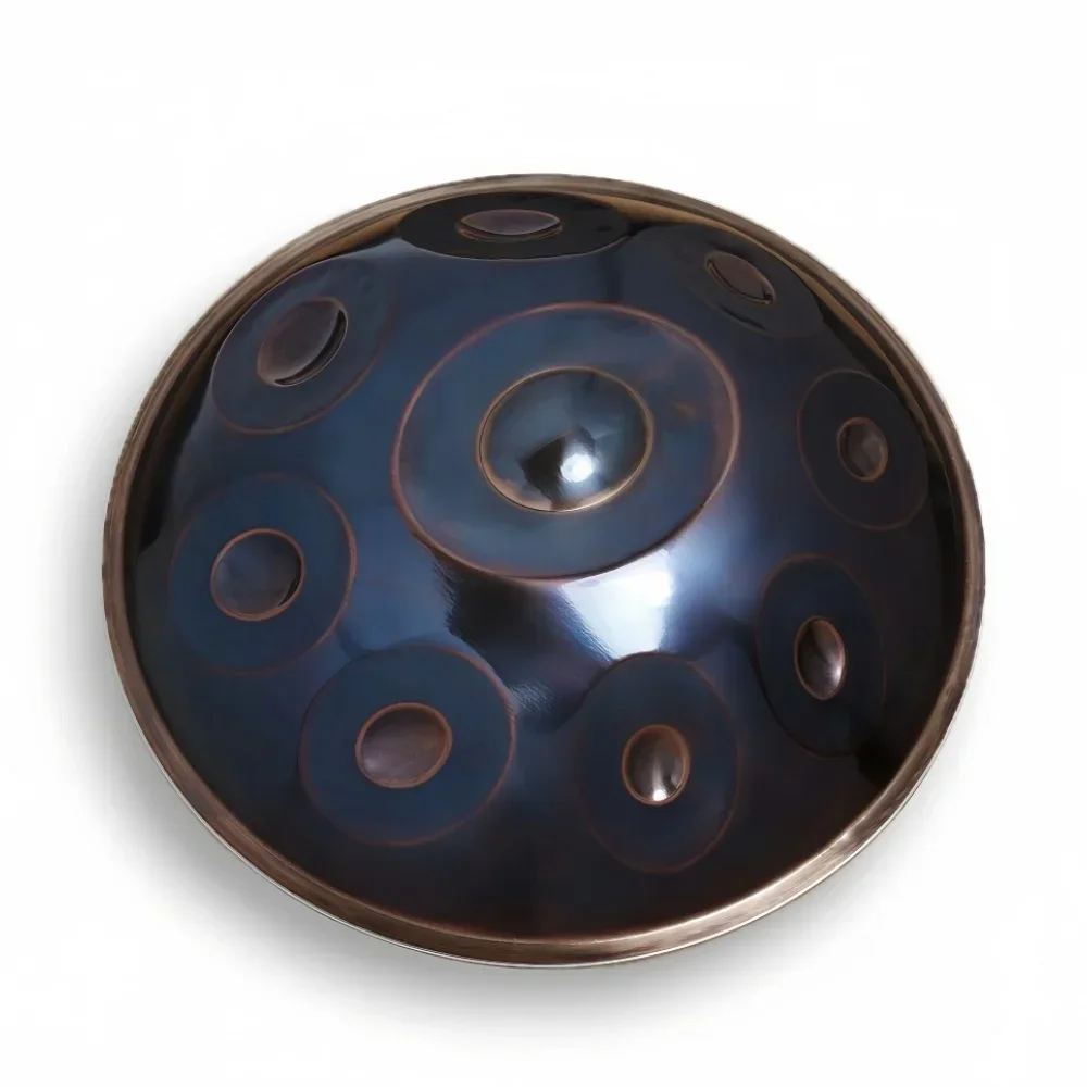 JELO Z-5 48 см Мини Стальной Синий Handpan Винтаж Пользовательский Логотип 9 Нотаток D Kurd