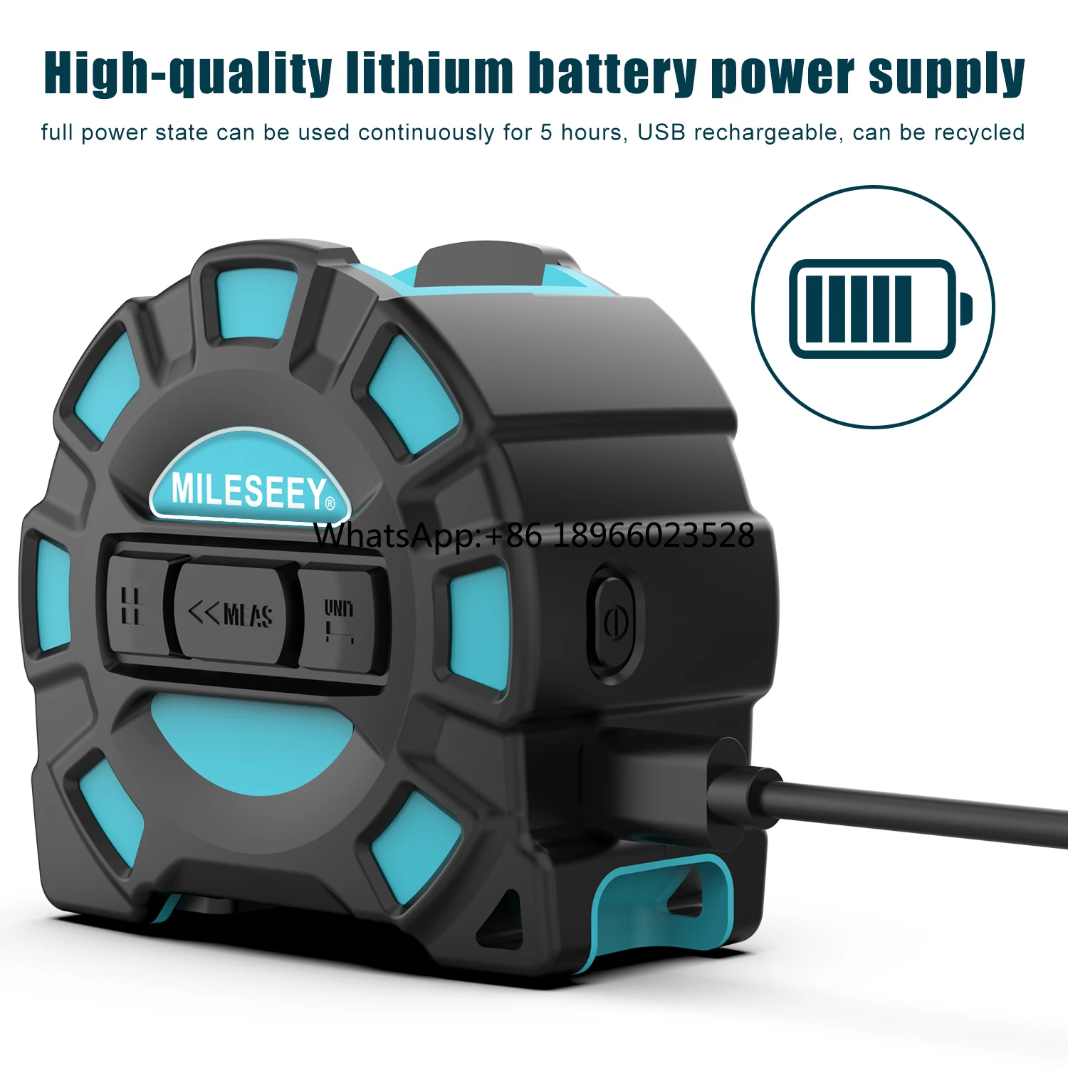 Mileseey DT11 лазерная рулетка 40 м 2-в-1 цифровой лазерный измеритель дальномер