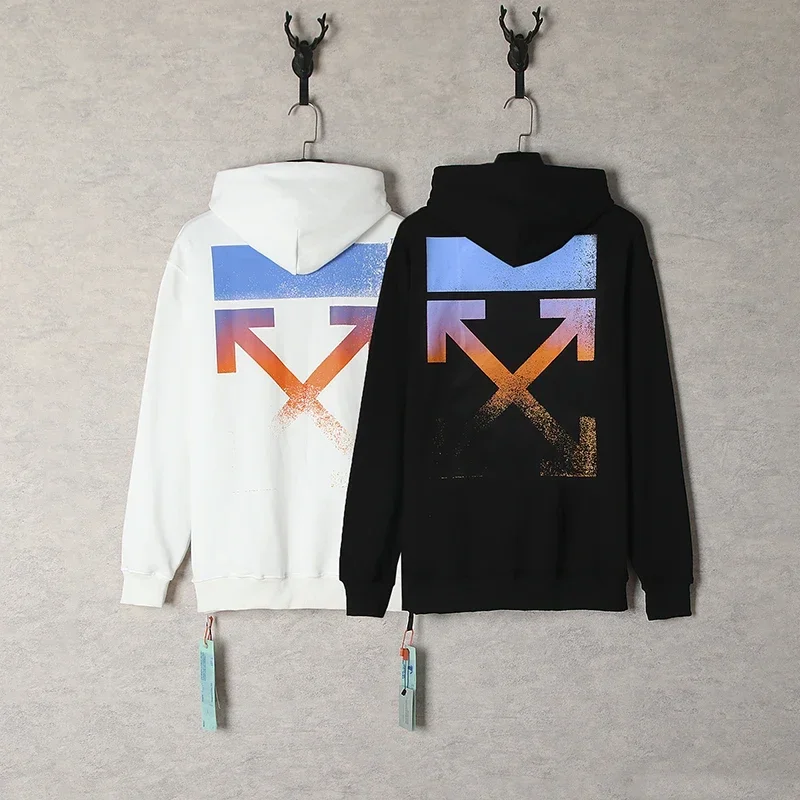 

2023 Fashion Casual Free Shipping Trendy Brand Summer High-quality Classic Men's and Women's Long-sleeved Sports Hooded Sweater