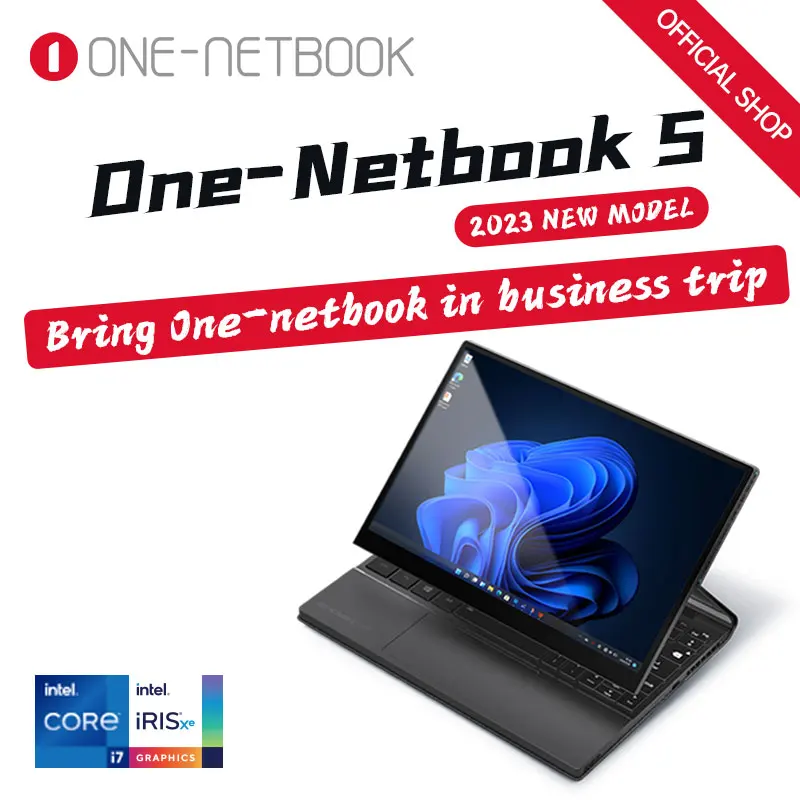 OneNetbook 5 Onexplayer новейший оригинальный Intel i7 1250U 10,1 дюймов 2,5 K LTPS портативный ПК деловой ноутбук офисный ноутбук бесплатная сумка