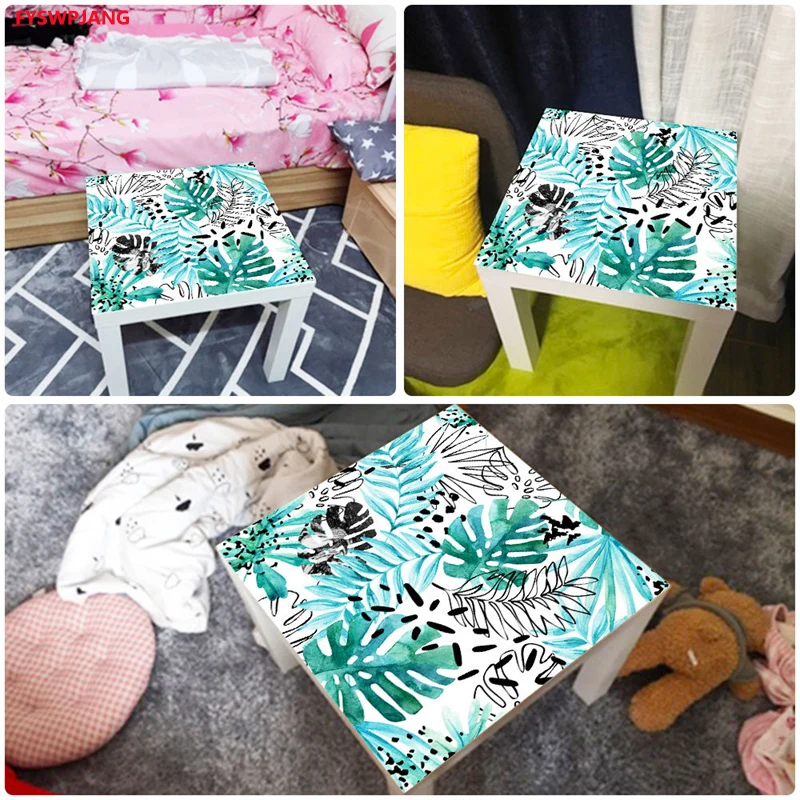 

European-style Decorative Tiles Tropical Green Plants Living Room Desktop Stickers Desk Renovation Stickers Cricut Accessories