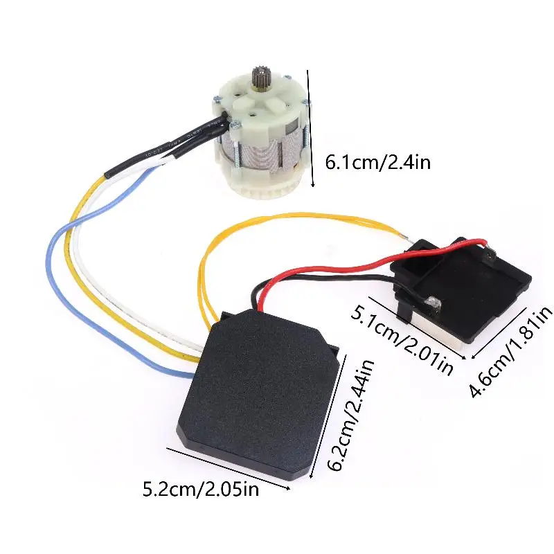

Электромотор для цепных пил 21В пластик+металл 14 зубов