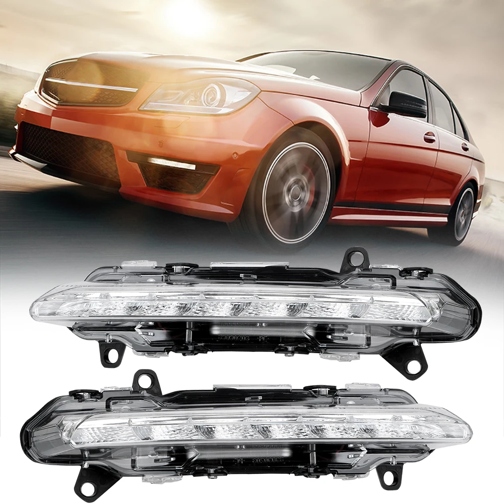 

Противотуманные фары, светодиодный льные светодиодные дневные ходовые огни DRL для Mercedes BENZ S-Class W221 S350 S500 2009 2010 2011-2013