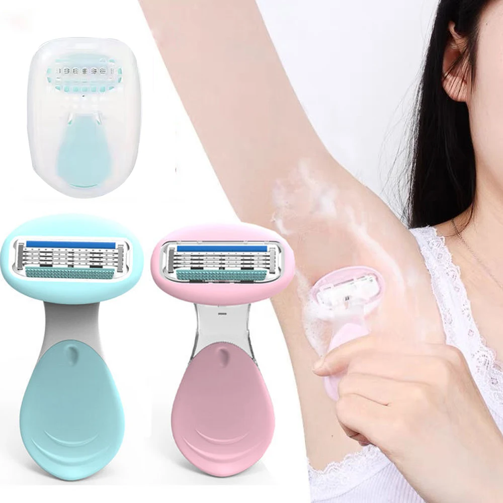 

Flexible Clean Hair Scraper For Women Men Gentle Portable Hair Remover Shaver With Travel Case Manual Body Hair Scraper Tool