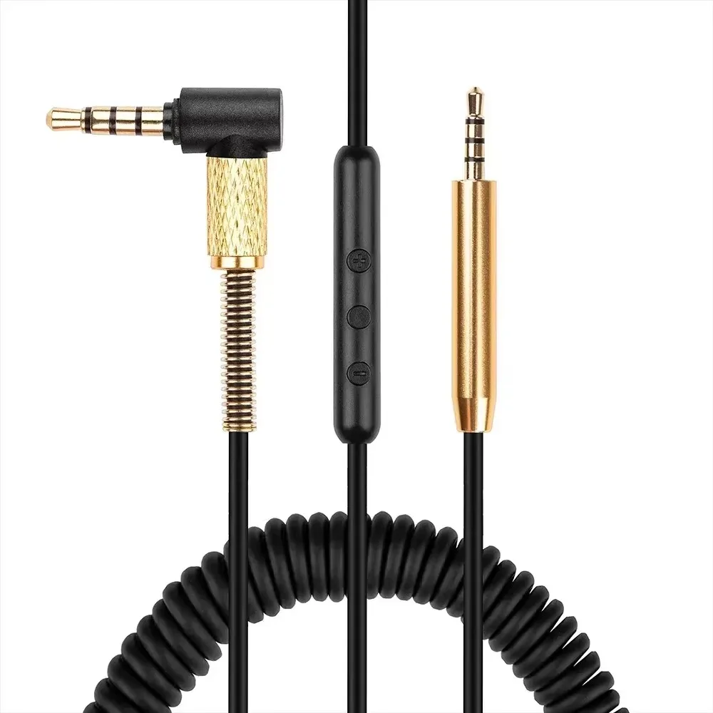 Пружинный сменный кабель-удлинитель OFC для наушников Sennheiser HD 570 590 500 200 210 270 490 Live EH