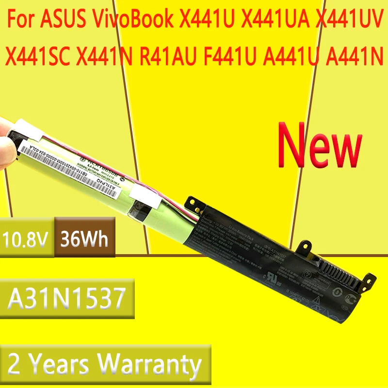 

Новинка A31N1537 Аккумулятор для ноутбука ASUS VivoBook X441U X441UA X441UV X441SC X441N R414U F441U A441U A441N 0B110-00420300 10,8 36Wh