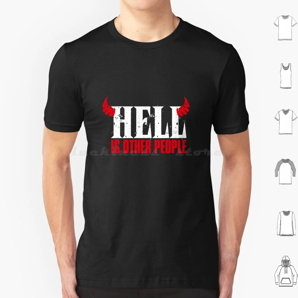 Фото Sartre-Hell Is Other People-Философия Подарочная футболка Мужчины Женщины Дети 6xl Sartre Hell People Либеральный Философ Философия №1