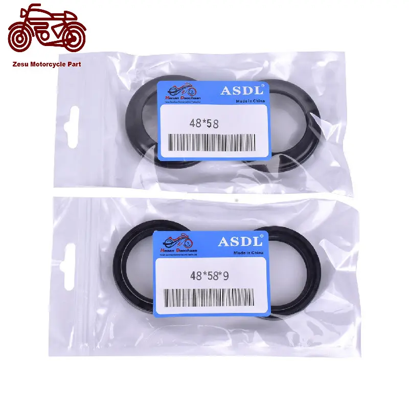 

48X58X9.5/11.5/48X58 Motor Bike Front Fork Oil Seal & Dust Seal For WR250F YZ250F WR450F-T YZ125 450F-S YZ250FX–F CRF250R 450R