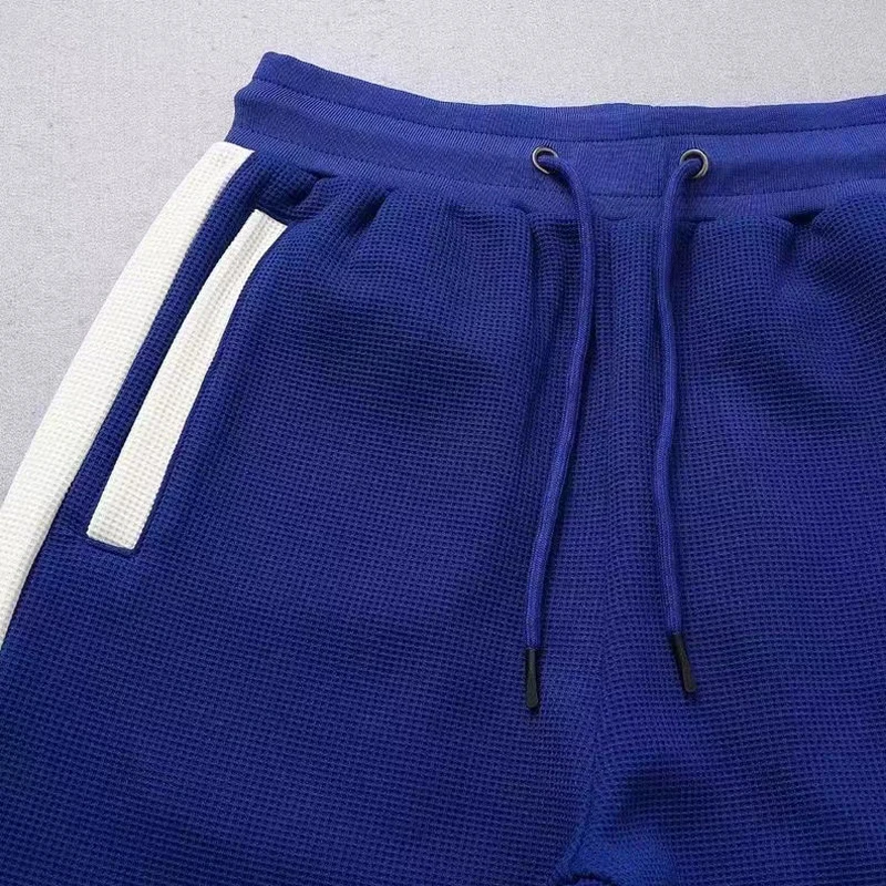 European and American new men's autumn and winter leisure sports zipper long-sleeved trousers fashion high-end two-piece suit