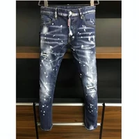 men dsquared2 jeans pencil pants motorcycle party casual trousers street clothing 2021 denim man clothin a505