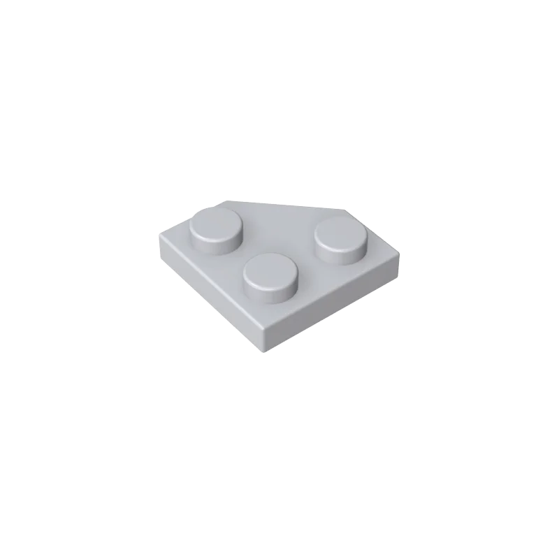Фото Gobricks, 10 шт., 26601, клиновые пластинчатые кирпичи, 2x2, угловые детали, совместимые MOC, строительный блок для взрослых и детей, DIY, образование, креатив №2
