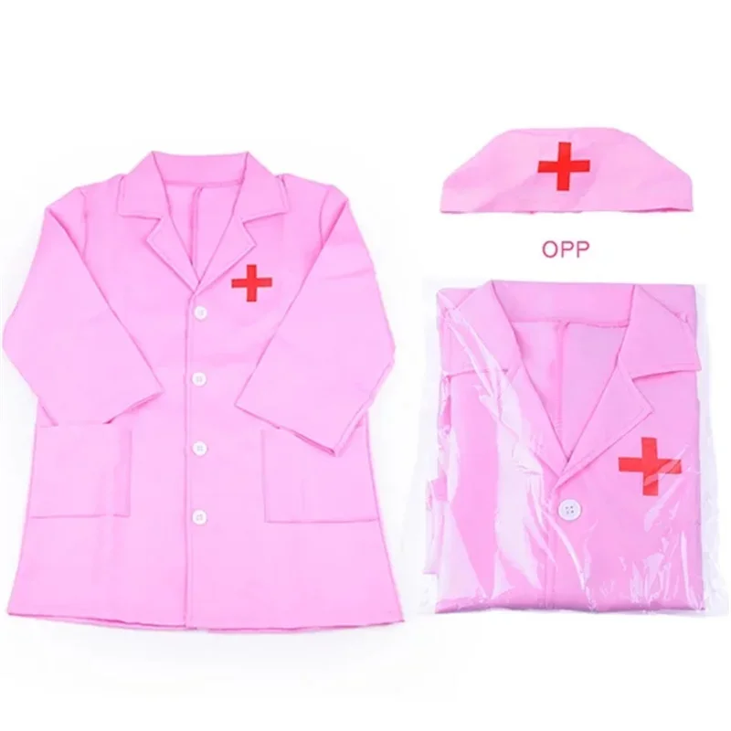 2025 Manteau de Cosplay pour Enfant Garçon et Fille Doux Blanc Rose Performance sur Scène