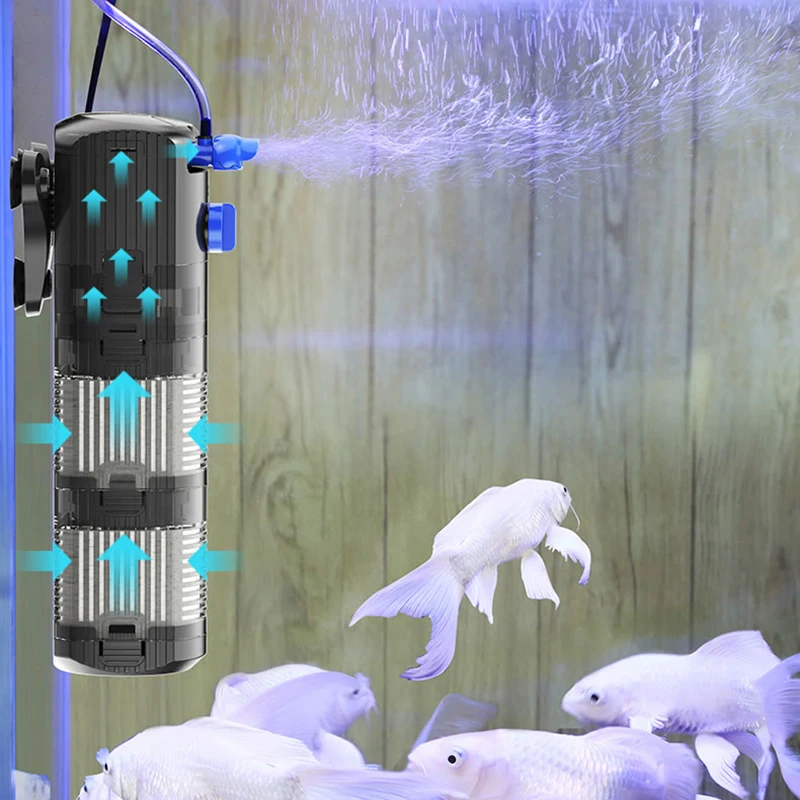 Внутренний аквариумный фильтр товары для домашних животных аксессуары мини