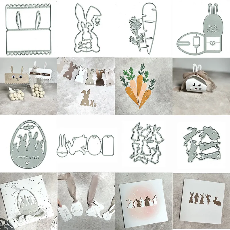 

In April the new variety of rabbit box DIY metal carbon steel cutting knife die scrapbook accessories etching knife die material