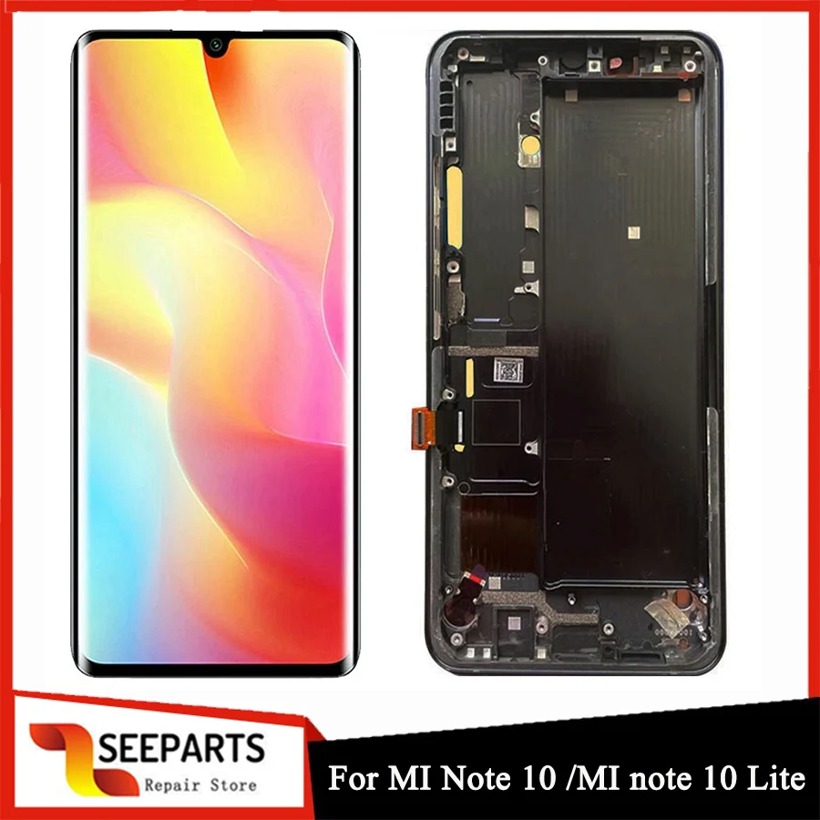 

Дисплейный модуль (дисплей + сенсор) для Xiaomi MI Note 10/10 Lite, 6,47''