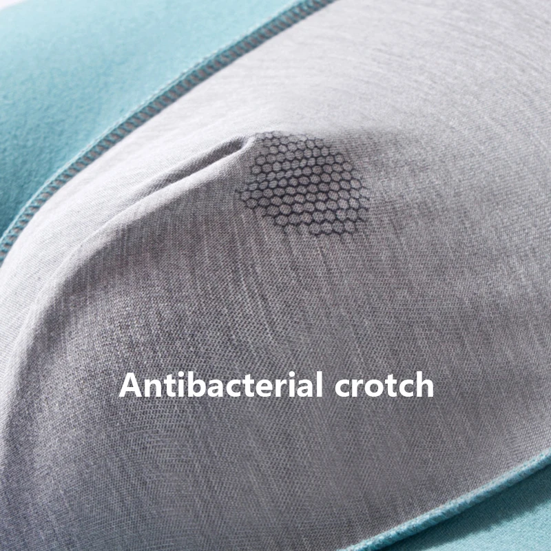 FK 5pcs Men's Panties Underpants Solid Color Cueca Boxers Underwear Cotton Man Breathable Homme Sexy Antibacterial Male Shorts