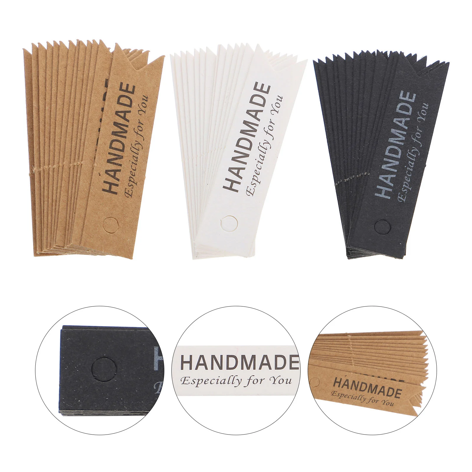 

Tags Gift Hanging Labels Paper Kraft Jewelry Decors Handmade Custom Personalized Candy Logo Text Decorative Gifts Fishtail