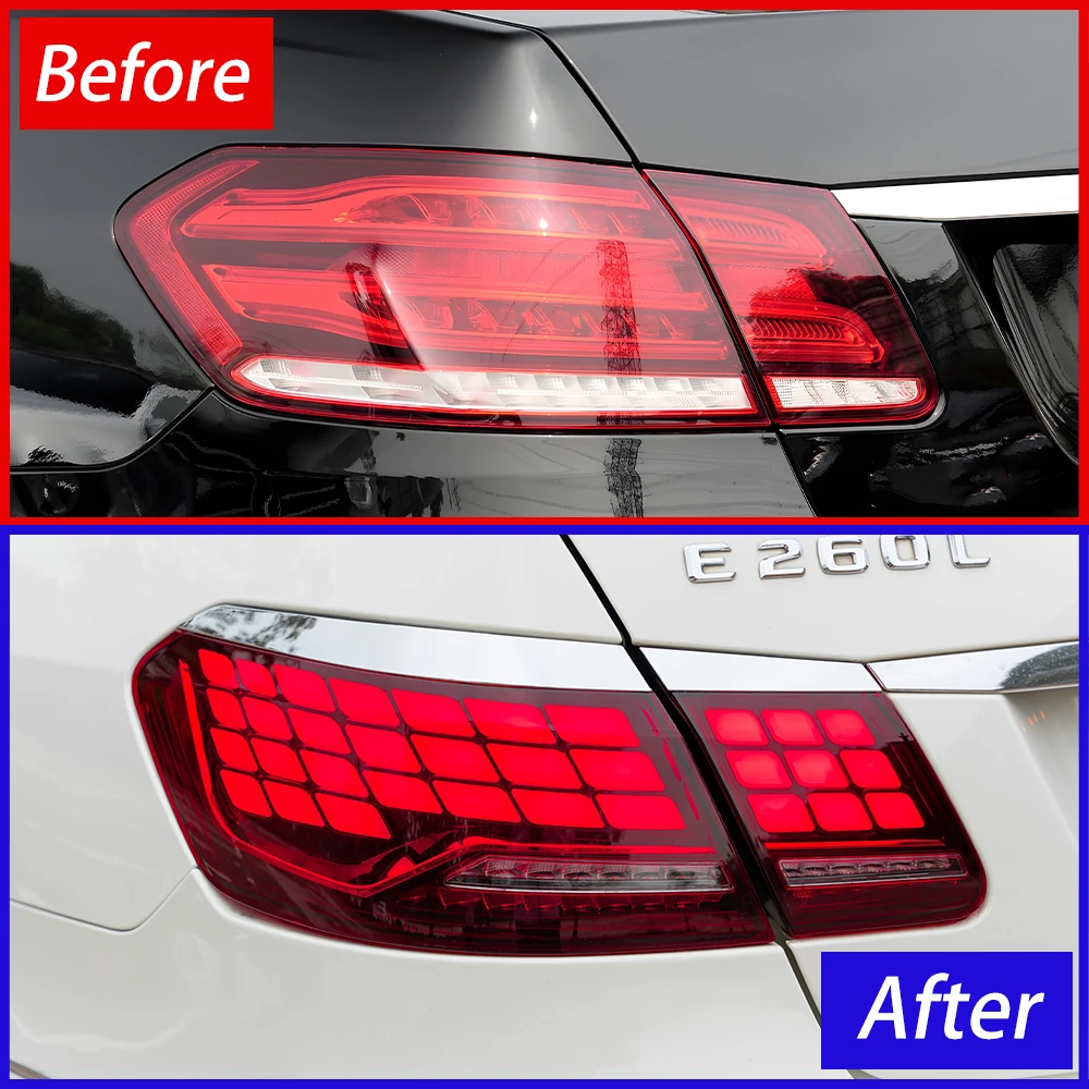 Для Mercedes-Benz E-Class W212 E63 2010-2015: Обновленные задние фонари с LED-эффектом запуска и динамическим указателями поворота, Plug and Play (art.: 3920daed5cdab) - 3920daed5cdab
