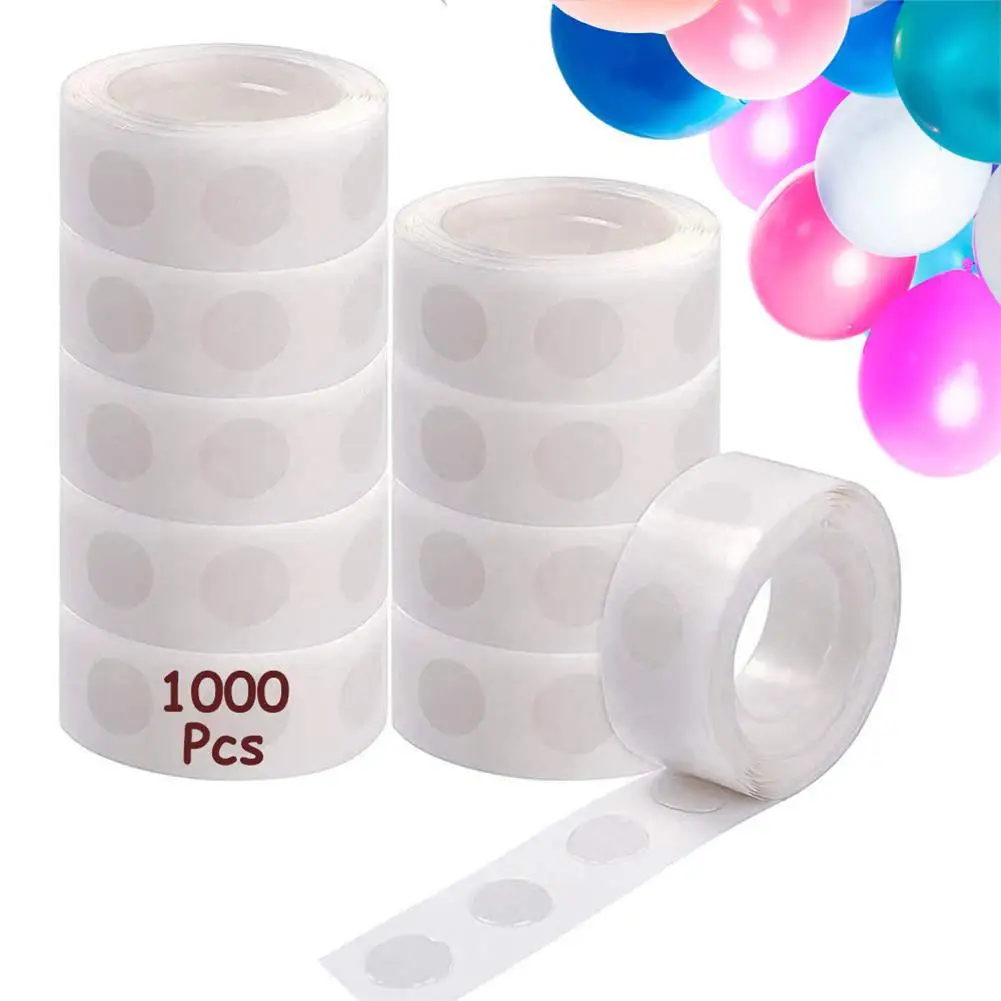

1/10 Roll Double-sided Adhesive Dots Transparent Removable Balloon Adhesive Tape Glue For Diy Craft Wedding Birthday Party Decor