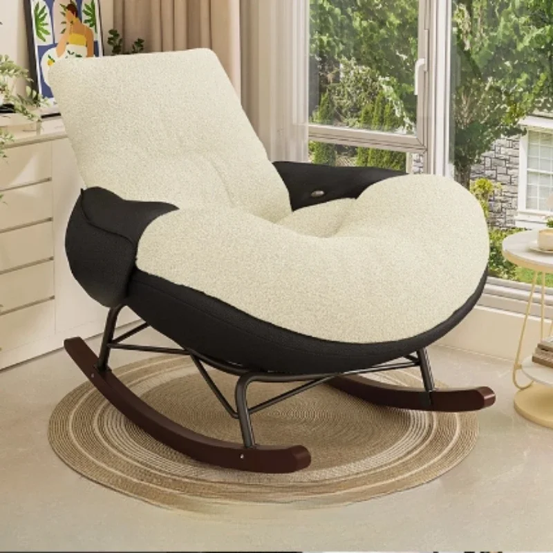 Роскошный дизайн кресло-качалка скандинавское для балкона яйцо удобная