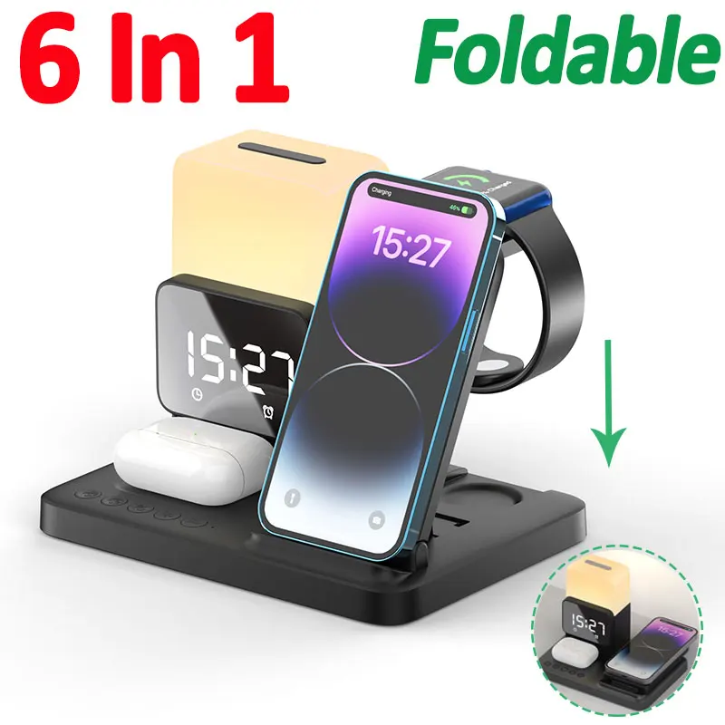Lamp Fast Charging Docking Station For Iphone 14 13 12 X Pro
