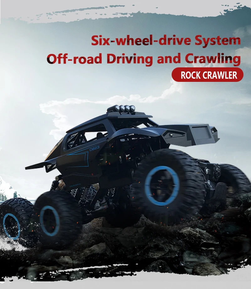 Радиоуправляемый автомобиль масштаб 1/12 ползающий с дистанционным управлением 2 4