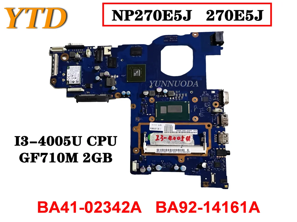 

Оригинальная материнская плата для ноутбука SAMSUNG NP270E5J 270E5J, Стандартная плата GF710M, 2 Гб, стандартная, проверенная, хорошая, бесплатная доставк...
