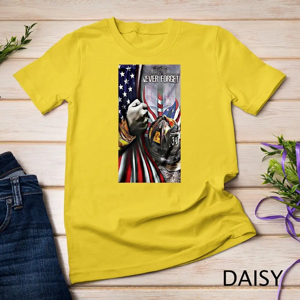 Помните 9-11 Американский патриотический 22-й юбилейный футболка унисекс