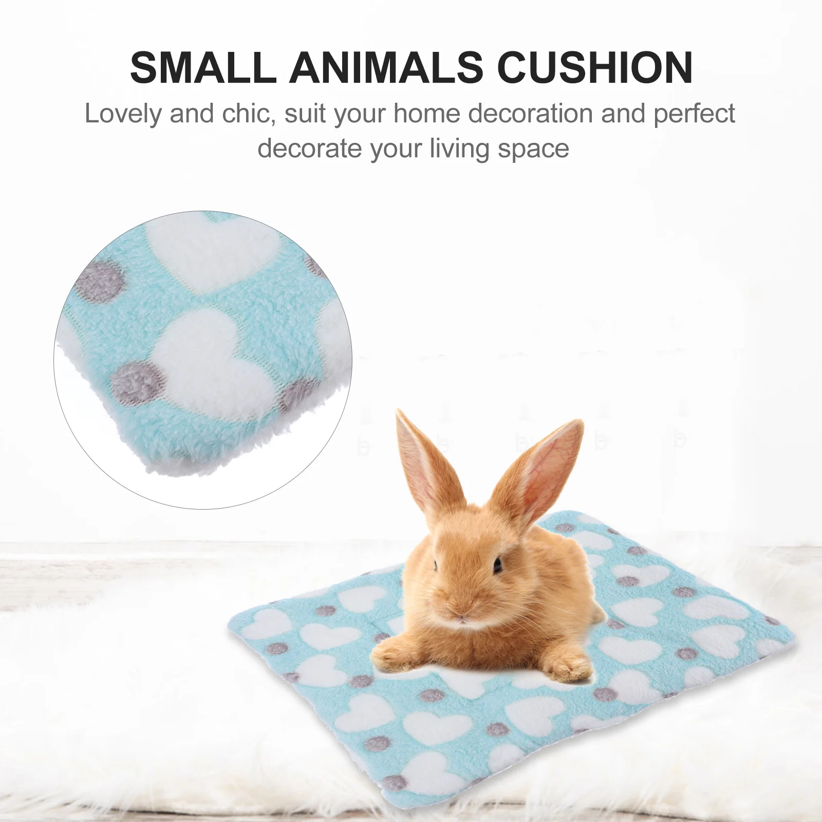 

Bed Guinea Pet Mat Hamster Pad Rabbit Warm Cushion Bunny Animal Bedding Cage Supplies Fleece Hedgehog Plush Animals Puppy