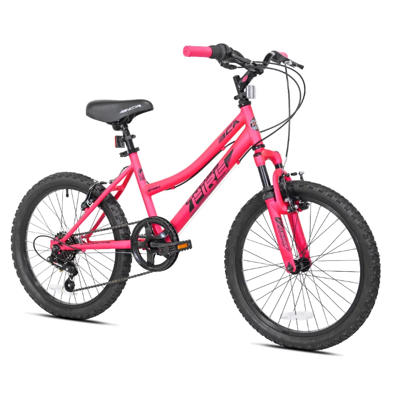 

BCA 20" Crossfire 6-Speed Girl's Mountain Bike, Pink/Black