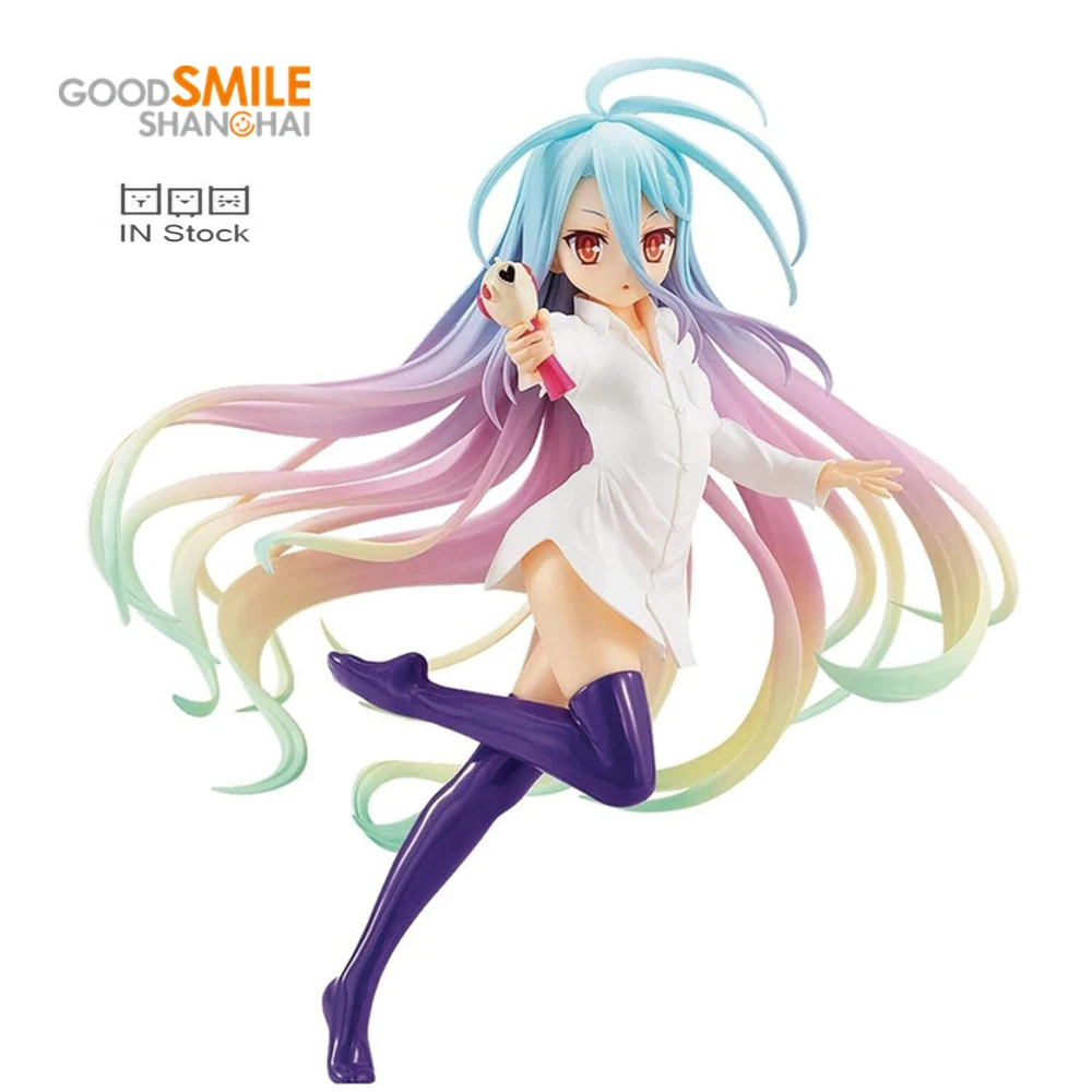 

Original Good Smile Pop Up Parade No Game No Life Shiro Sniper Ver. Gsc Genuine Figure Model Child Collectible Toys 16Cm