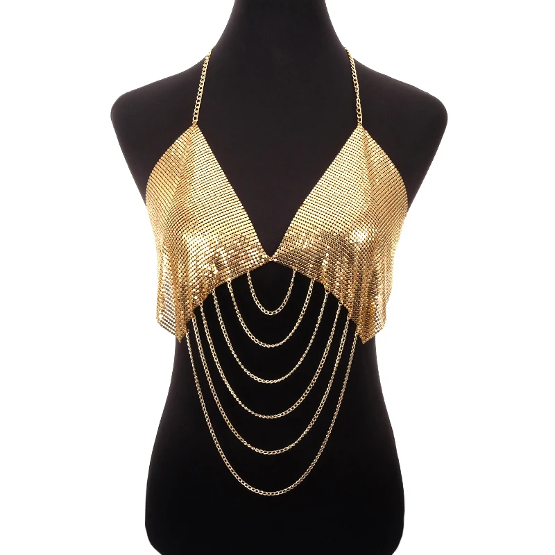 Летняя индивидуальная преувеличенная серебряная алюминиевая цепочка с