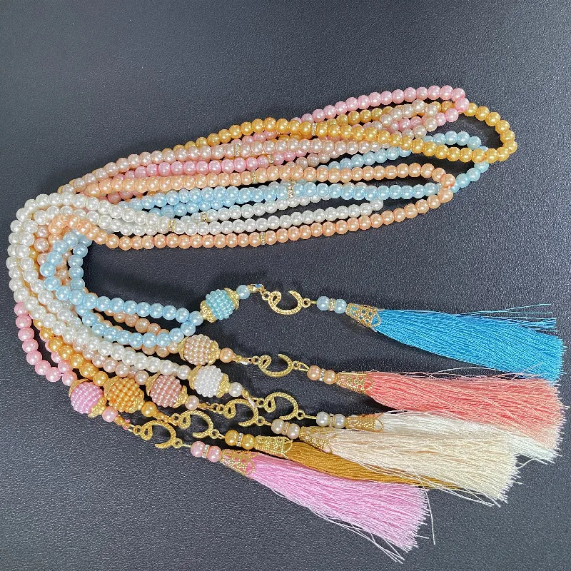 Мусульманские молитвенные бусины 6 мм TASBIH в турецком стиле 99 бусин