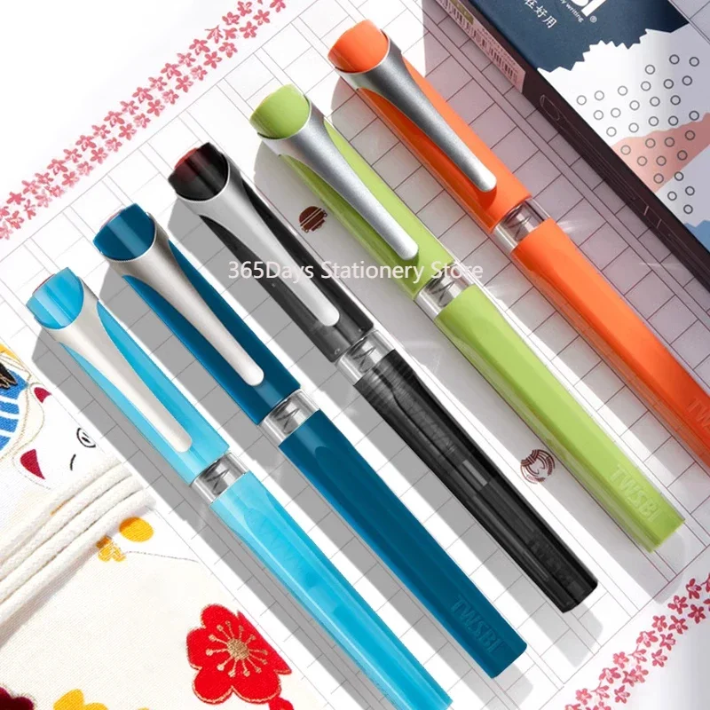 Перьевая ручка twвоо с ручкой цветной каучуковый держатель для чернил большой