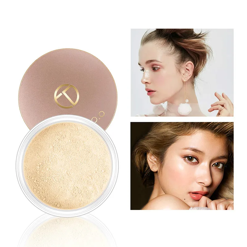 

Sdotter Smooth Matte Loose Powder Makeup Transparent Finishing Powder Waterproof For Face Finish Setting With Cosmetic Puff