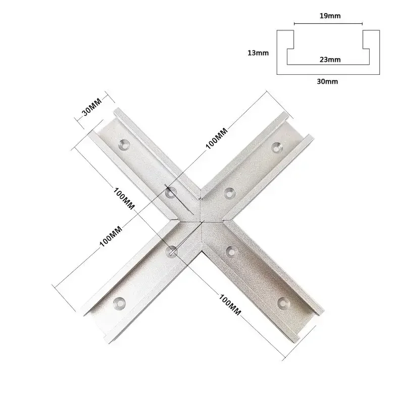 Т-образный крестообразный соединитель, Т-образное соединение, универсальное соединение для деревообработки, 30 типов, крестообразный слайд, деревообрабатывающий стол, пила, торцовочный направляющий желоб