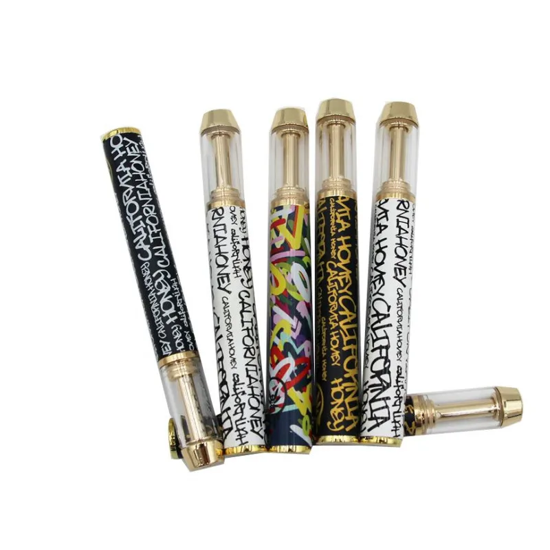 

5pcs California Honey Vape Pen Cartridges E Cigarette Starter Kit 0.8ml Carts Vaporizer 550mah 510 Thread Rechargeable Battery