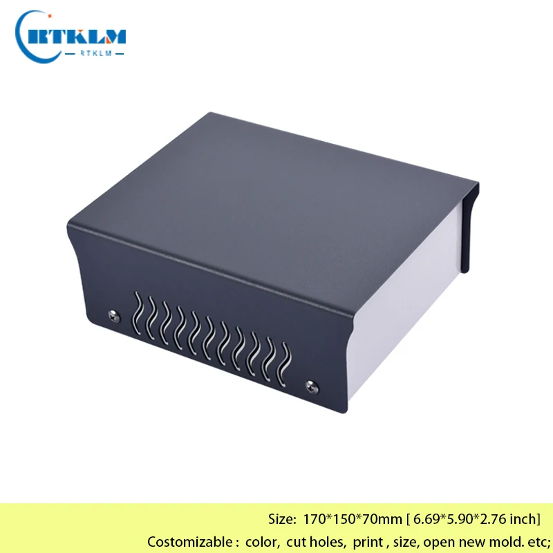 

DIY Electronic Iron Project Box Metal Junction Box Connection Box Electrical Power Equipment Enclosure Housing 170*150*70mm